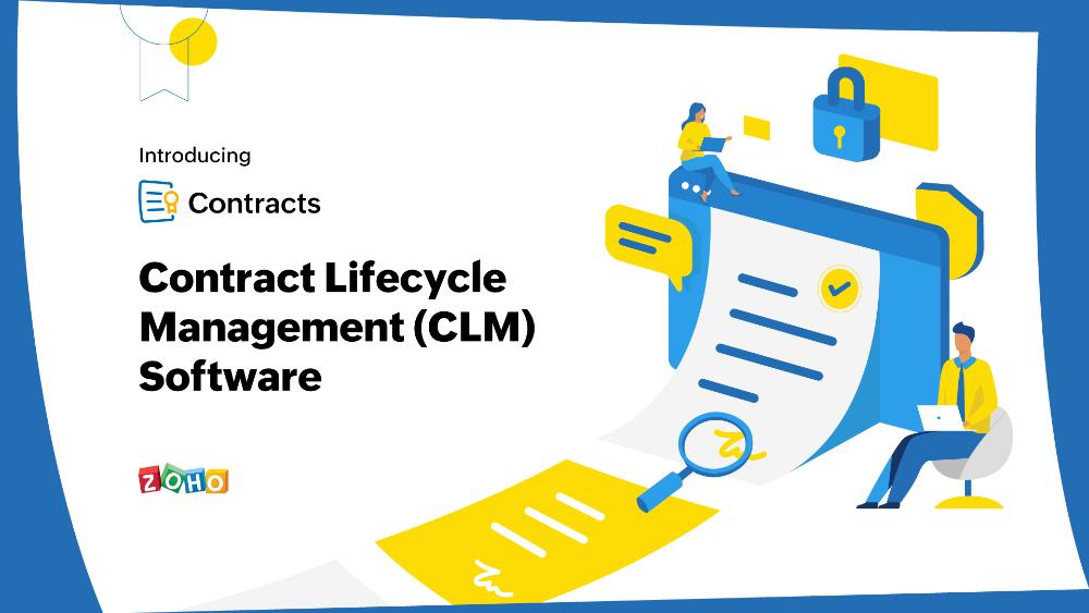Presentamos Zoho Contracts: software Contract Lifecycle Management (CLM)