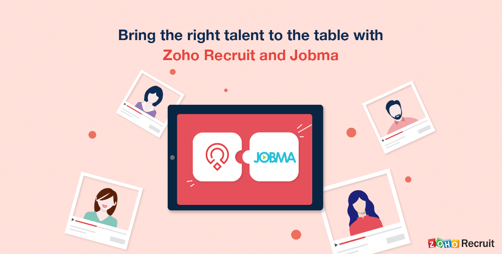 Zoho Recruit se integra con Jobma para entrevistas en video