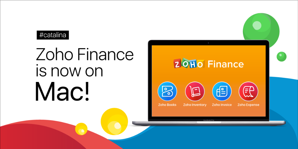 Saluda a las aplicaciones de Zoho Finance para macOS Catalina